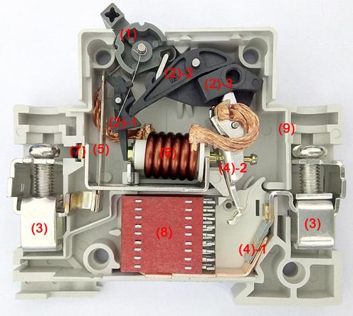 Wenzhou Juer Electric Co.,Ltd ၏ Miniature circuit breaker ၏ဖွဲ့စည်းပုံ